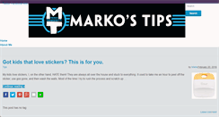 Desktop Screenshot of markostips.com
