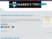 Tablet Screenshot of markostips.com